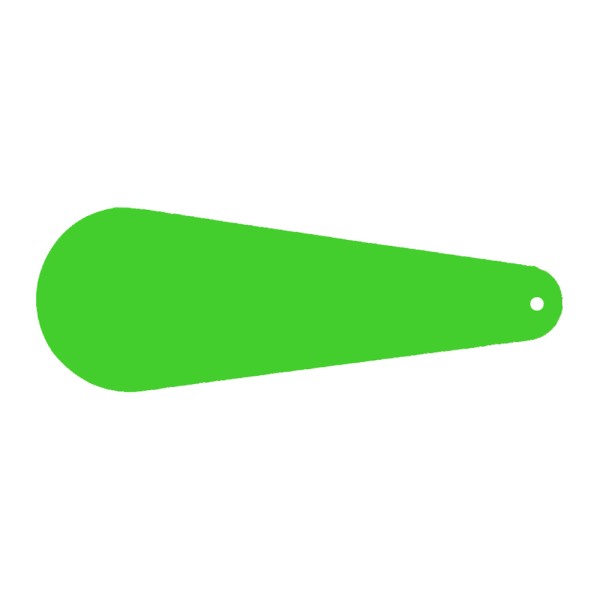 Blank Key Tag Shape BL