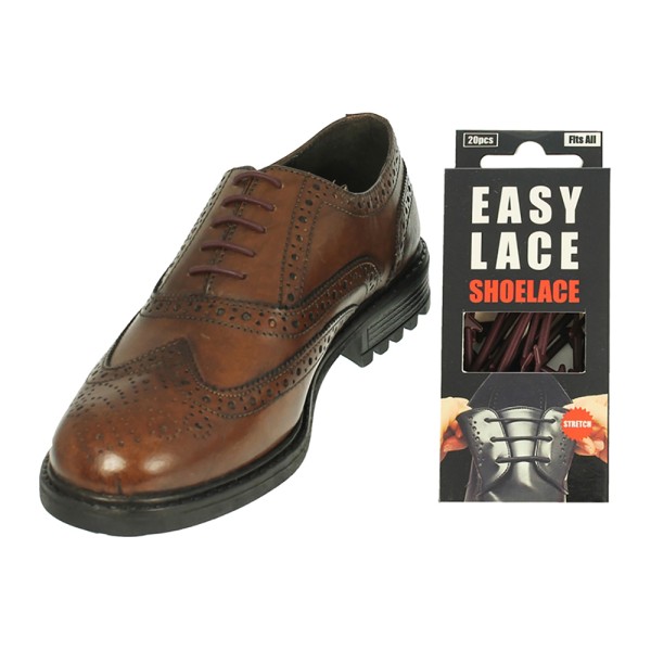 Easy Lace Silicone Shoelaces - Round - Box Of...