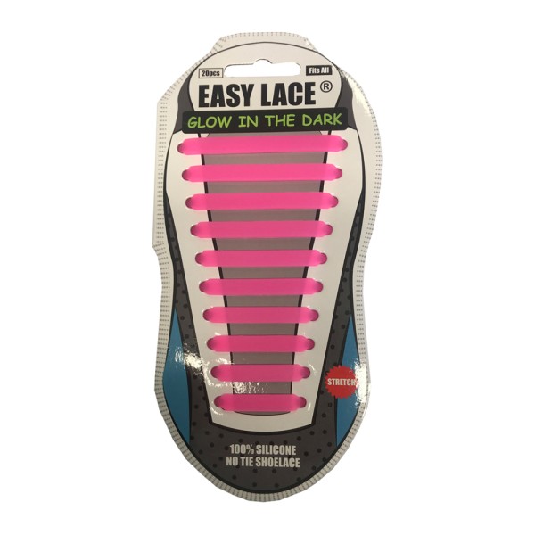 Easy Lace Silicone Shoelaces - Flat Glow in...